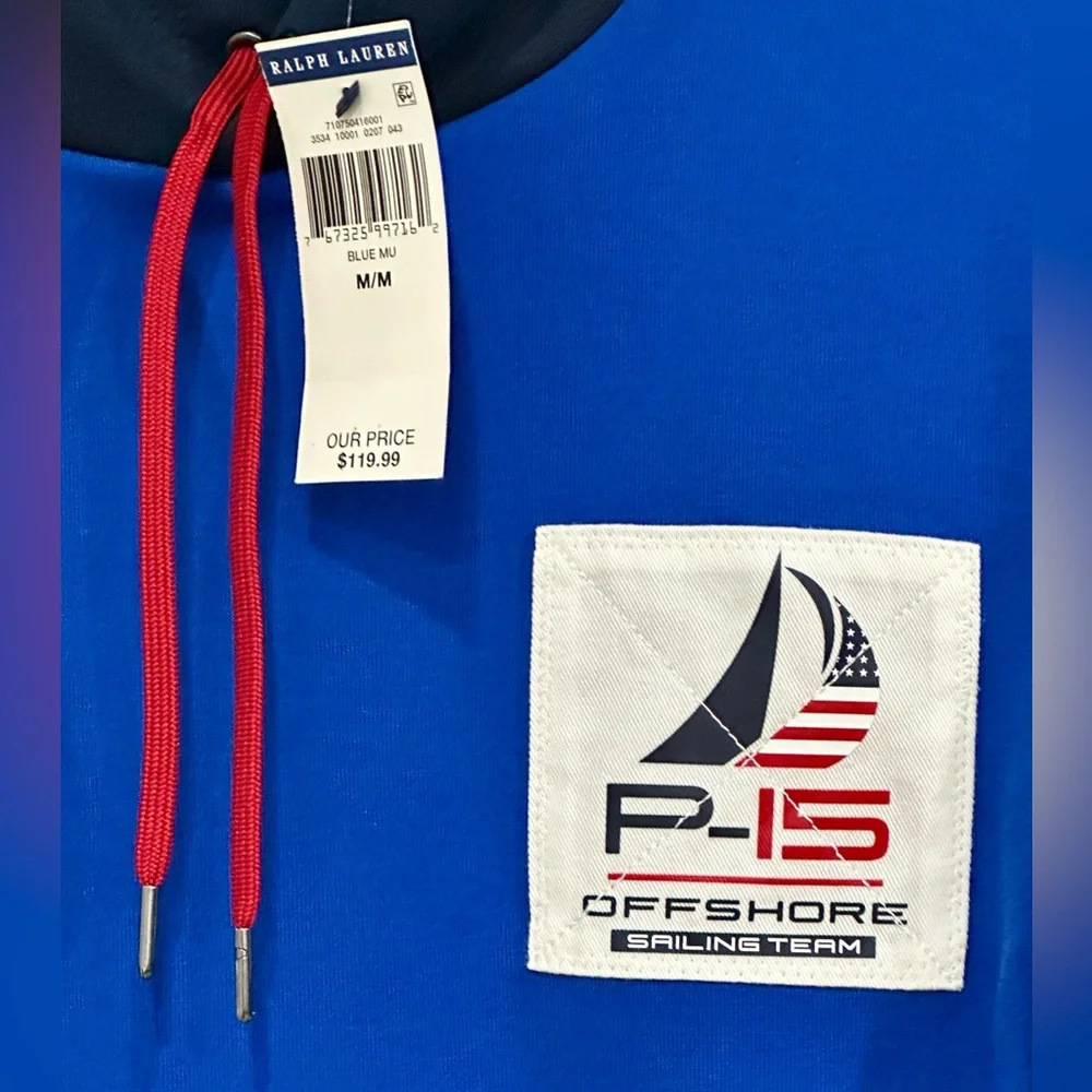 !SOLD! Polo by Ralph Lauren| Vintage P-15 Offshore Hoodie NWT - Picture 4 of 5